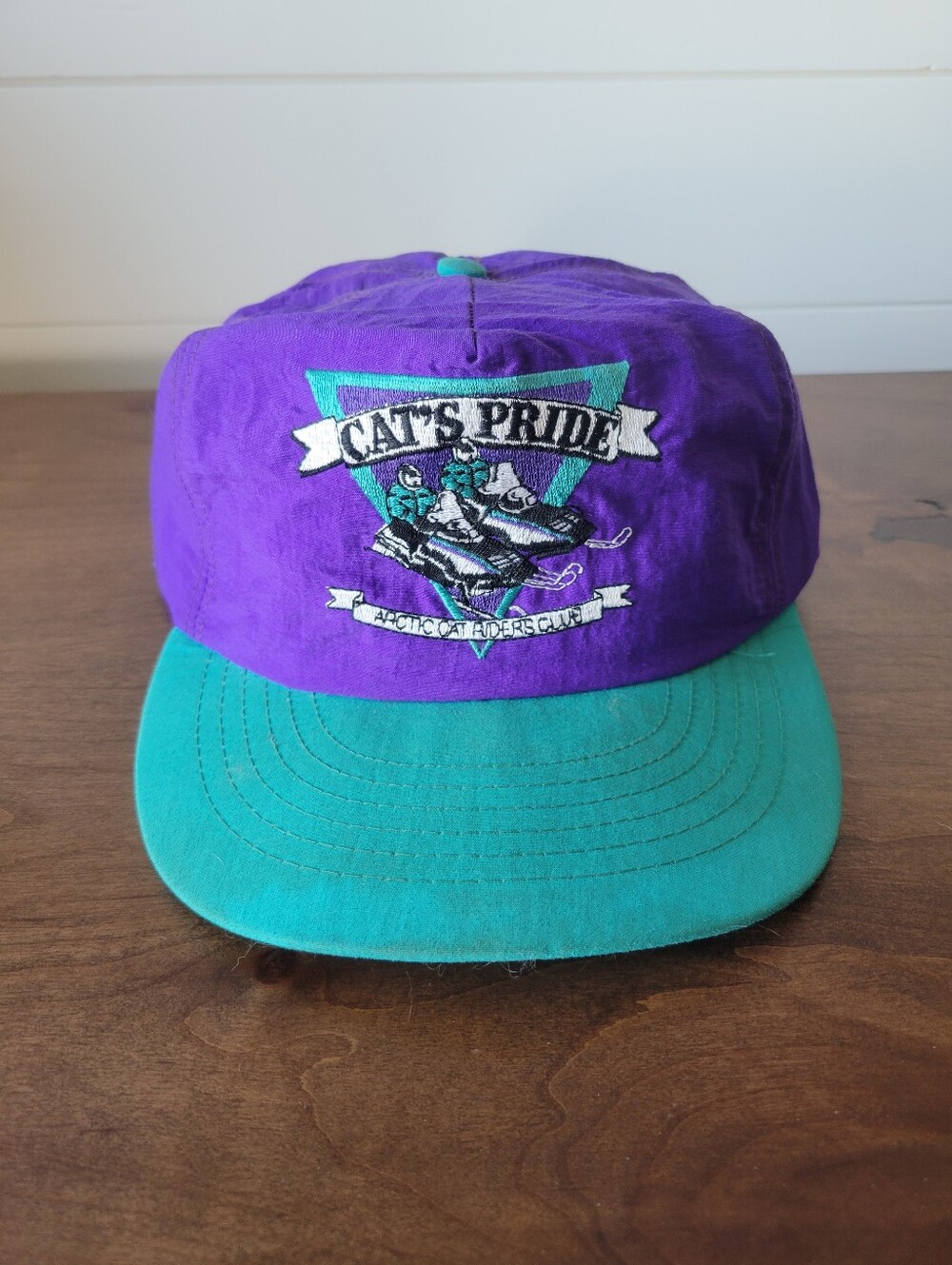 Vintage 90s Arctic Cat Hat Snapback Nylon OS